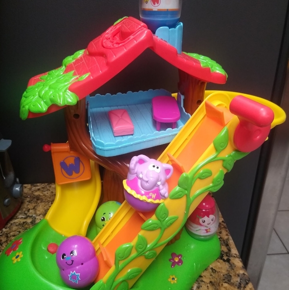 Vintage weebles treehouse playset 5 weebles Topzy tumblers - Picture 2 of 8